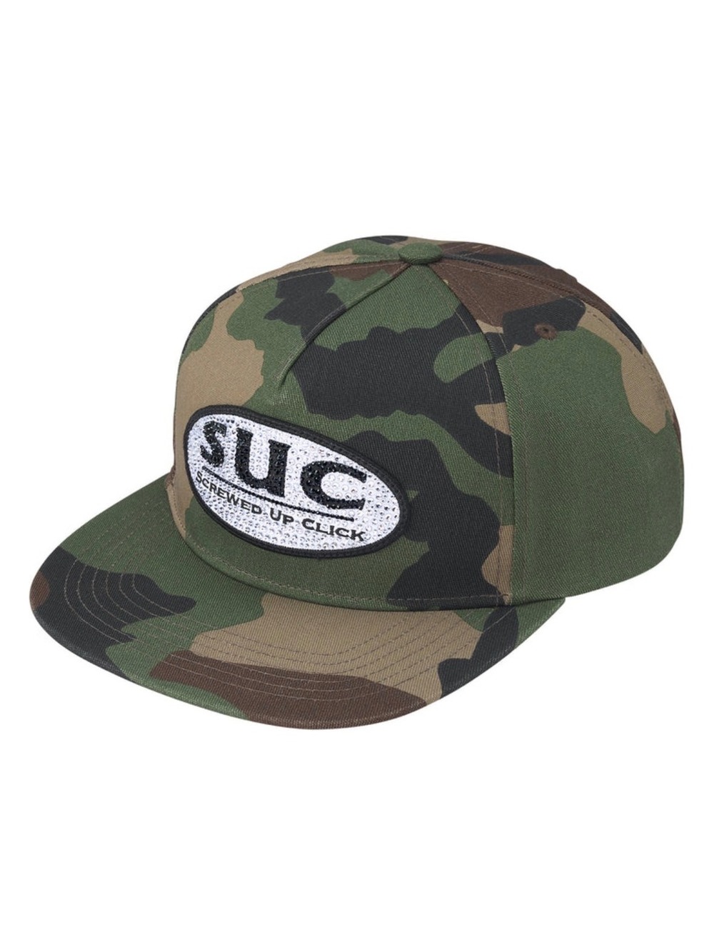 Supreme/DJ Screw SUC 5-Panel in Woodland Camo